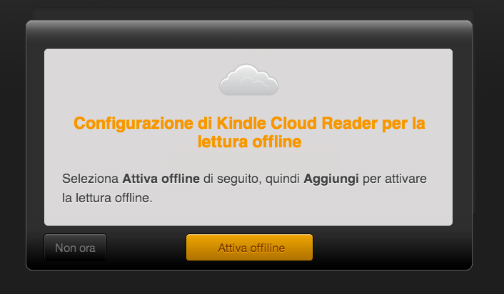 Kindle Cloud Reader per leggere gli ebook ora non è necessario effettuare il download