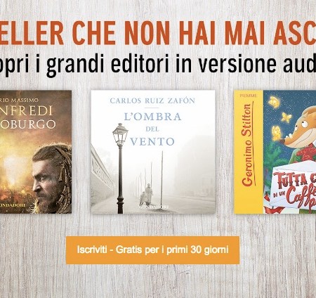 Audiobook, accordo tra Audible e Mondadori