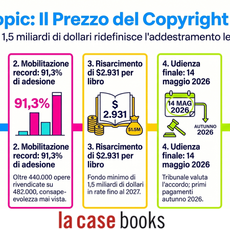 Anthropic e copyright editoriale: class action, AI e utilizzo dei libri piratati. L'analisi di un caso che ridefinisce il rapporto tra editoria e modelli linguistici