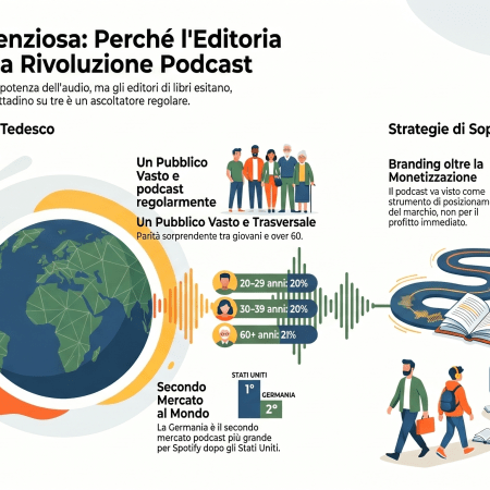 I podcast in Germania sono un caso editoriale mondiale ma c'è un paradosso: gli editori tradizionali restano a guardare perché non vogliono investire.